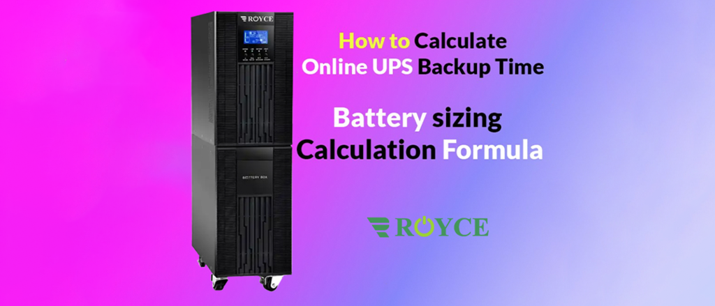 Calculating Battery Backup Time for Uninterruptible Power Supply (UPS)