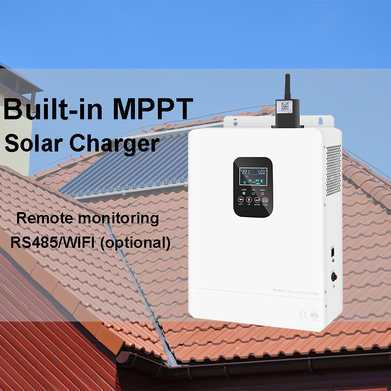1000W-8000W Built-in MPPT Solar Charger Off Grid Hybrid Solar PV Inverter